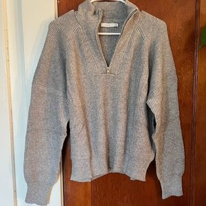 Half zip sweater